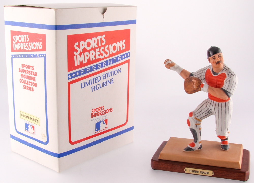 Thurman Munson LE 1982 Sports Impressions Ceramic Figurine (Sports