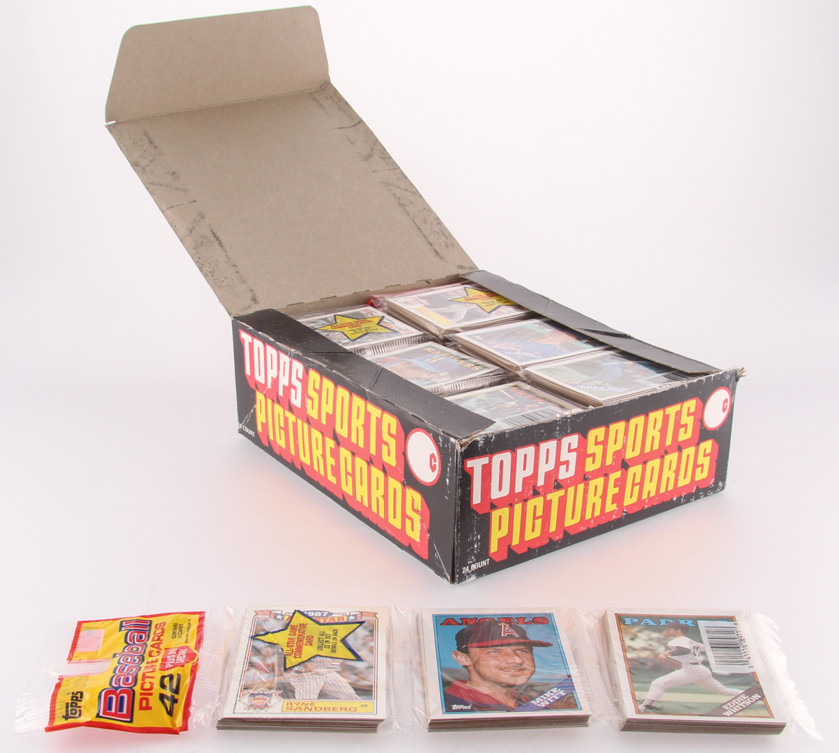 1987 Topps Picture Cards Box of (1,032) Baseball Cards at PristineAuction.com 1987 Topps Picture Cards Box of (1,032) Baseball Cards at PristineAuction.com