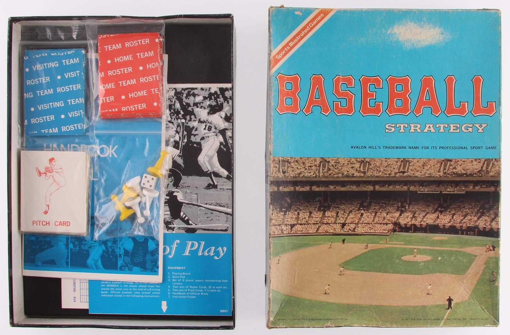 Vintage 1971 Sports Illustrated Games "Baseball Strategy" Complete Board Game at PristineAuction.com Vintage 1971 Sports Illustrated Games "Baseball Strategy" Complete Board Game at PristineAuction.com