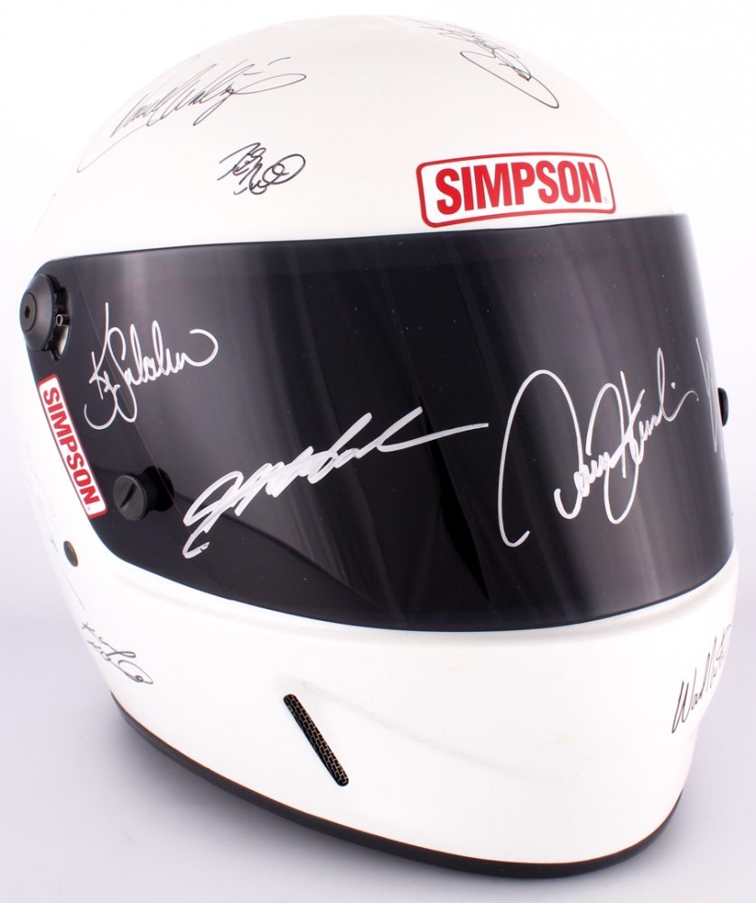 NASCAR Authentic Simpson Helmet Signed by (28) with Dale Earnhardt Jr ...