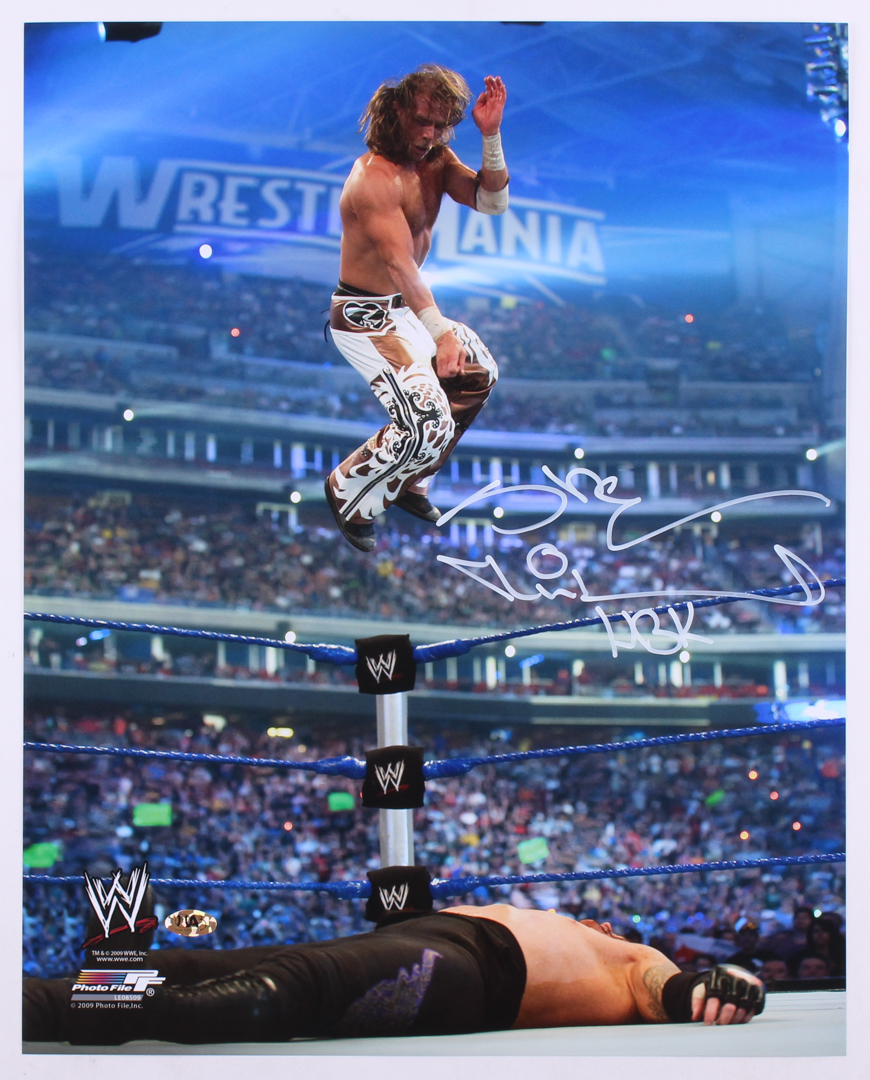 Shawn Michaels Signed WWE 16x20 Photo Inscribed "HBK" (MAB) at PristineAuction.com Shawn Michaels Signed WWE 16x20 Photo Inscribed "HBK" (MAB) at PristineAuction.com
