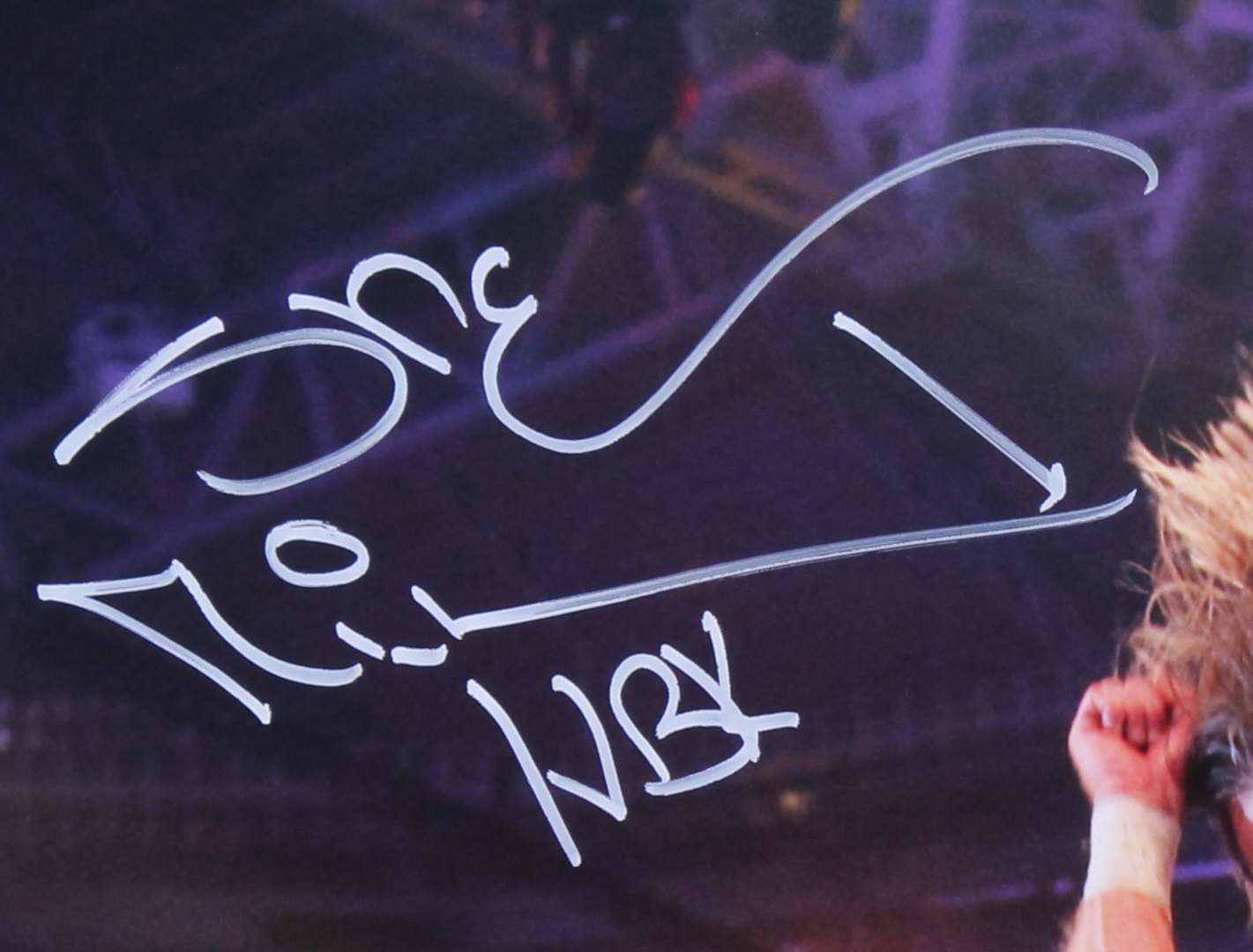 Shawn Michaels Signed WWE 16x20 Photo Inscribed "HBK" (MAB) at PristineAuction.com Shawn Michaels Signed WWE 16x20 Photo Inscribed "HBK" (MAB) at PristineAuction.com