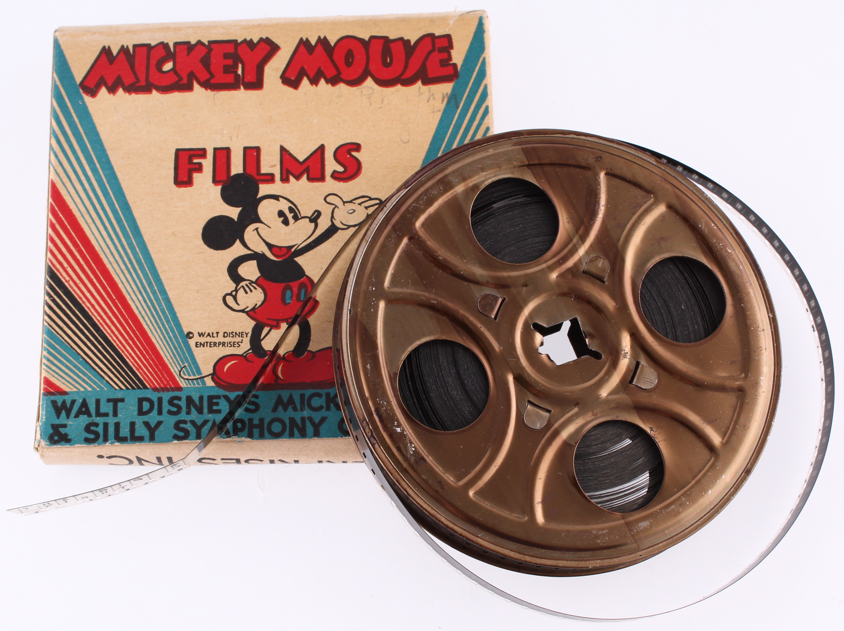 Vintage 1940's Walt Disney's "Mickey Mouse Films" 8mm Film with Original Box at PristineAuction.com Vintage 1940's Walt Disney's "Mickey Mouse Films" 8mm Film with Original Box at PristineAuction.com