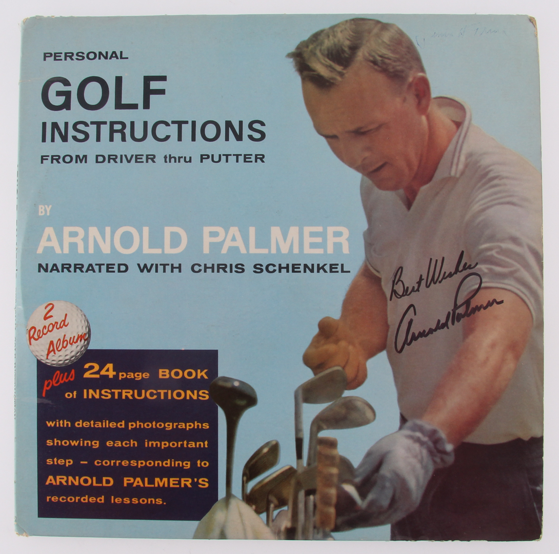 Arnold Palmer Signed "Personal Golf Instructions from Driver thru Putter" Record Album Inscribed "Best Wishes" (JSA LOA) at PristineAuction.com Arnold Palmer Signed "Personal Golf Instructions from Driver thru Putter" Record Album Inscribed "Best Wishes" (JSA LOA) at PristineAuction.com