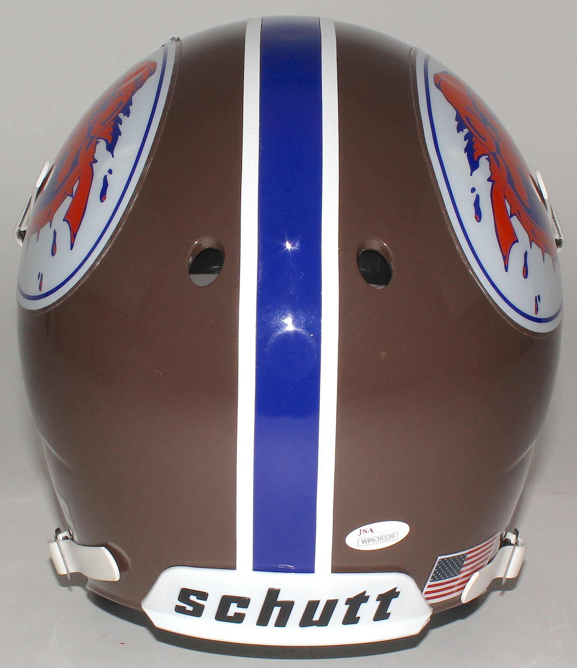 Henry Winkler Signed "The Waterboy" Mud Dogs Full-Size Helmet Inscribed "Coach Klein" (JSA COA) at PristineAuction.com Henry Winkler Signed "The Waterboy" Mud Dogs Full-Size Helmet Inscribed "Coach Klein" (JSA COA) at PristineAuction.com