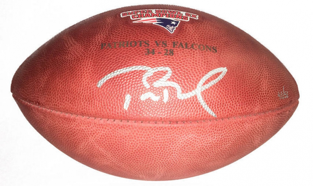 Tom Brady Signed LE Super Bowl 51 Logo Football (Steiner COA & TriStar Hologram) at PristineAuction.com Tom Brady Signed LE Super Bowl 51 Logo Football (Steiner COA & TriStar Hologram) at PristineAuction.com
