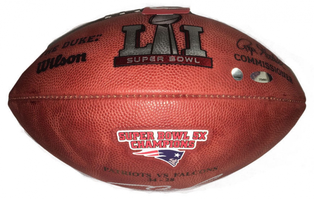 Tom Brady Signed LE Super Bowl 51 Logo Football (Steiner COA & TriStar Hologram) at PristineAuction.com Tom Brady Signed LE Super Bowl 51 Logo Football (Steiner COA & TriStar Hologram) at PristineAuction.com
