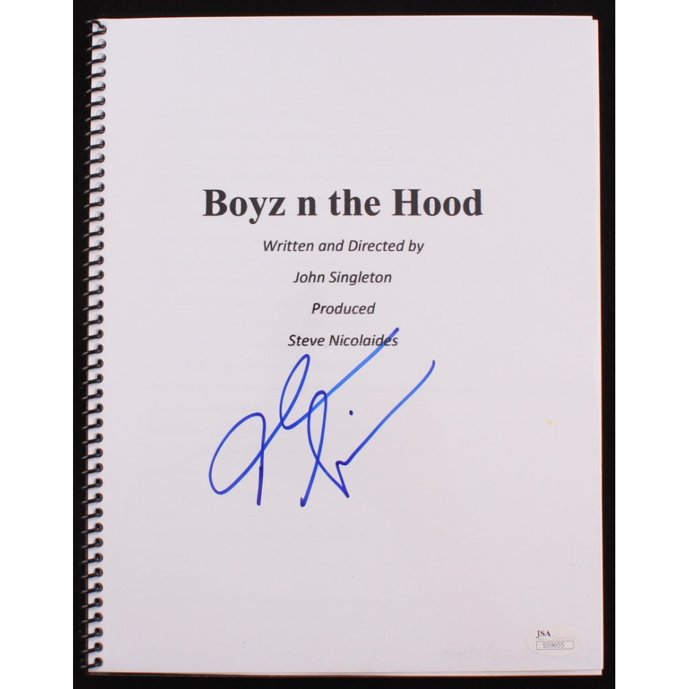 John Singleton Signed "Boyz N The Hood" Full Movie Script (JSA Hologram