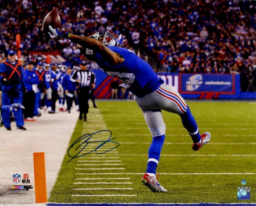 Odell Beckham Jr. Signed New York Giants "The Catch" 16x20