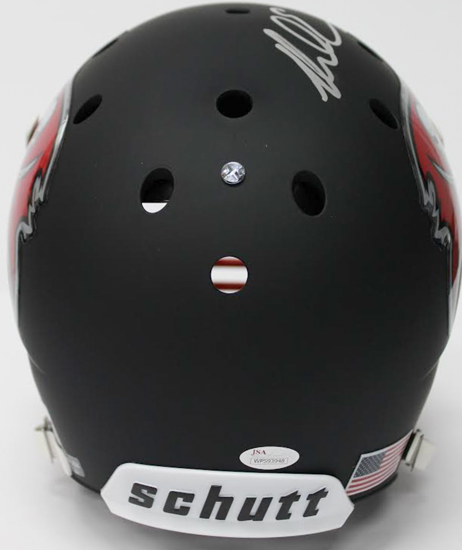 Mike Evans Signed Buccaneers Custom Matte Black Full-Size Helmet (JSA COA) at PristineAuction.com Mike Evans Signed Buccaneers Custom Matte Black Full-Size Helmet (JSA COA) at PristineAuction.com