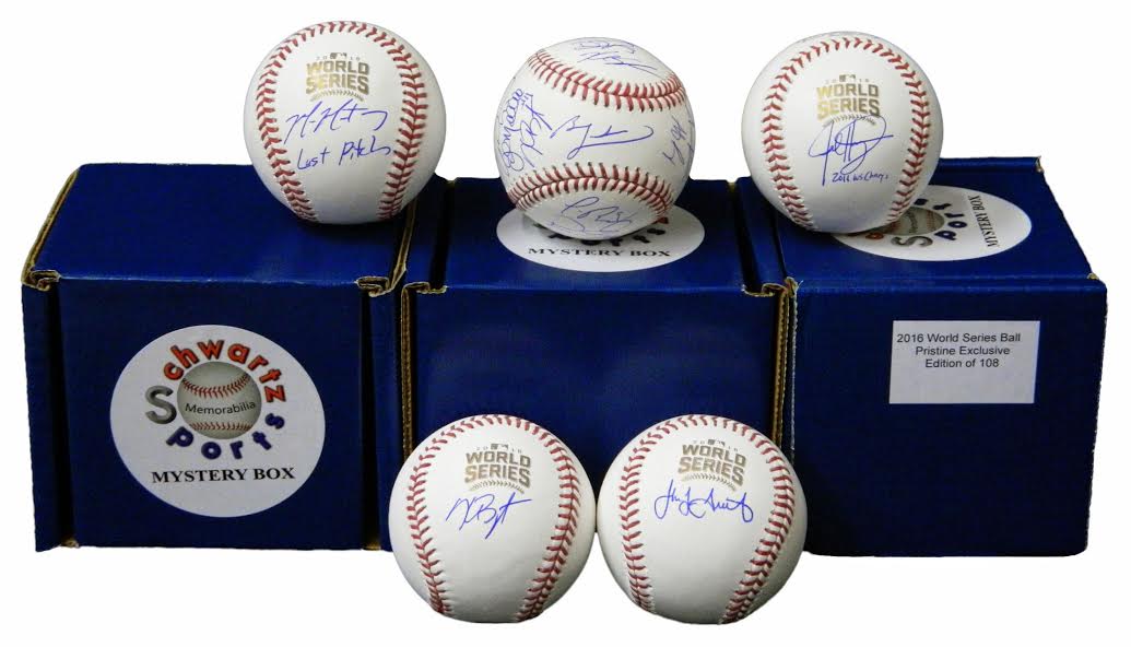 Chicago Cubs Signed Mystery Box 2016 World Series Baseball – Grand Prize TEAM Signed World Series Baseball at PristineAuction.com Chicago Cubs Signed Mystery Box 2016 World Series Baseball – Grand Prize TEAM Signed World Series Baseball at PristineAuction.com