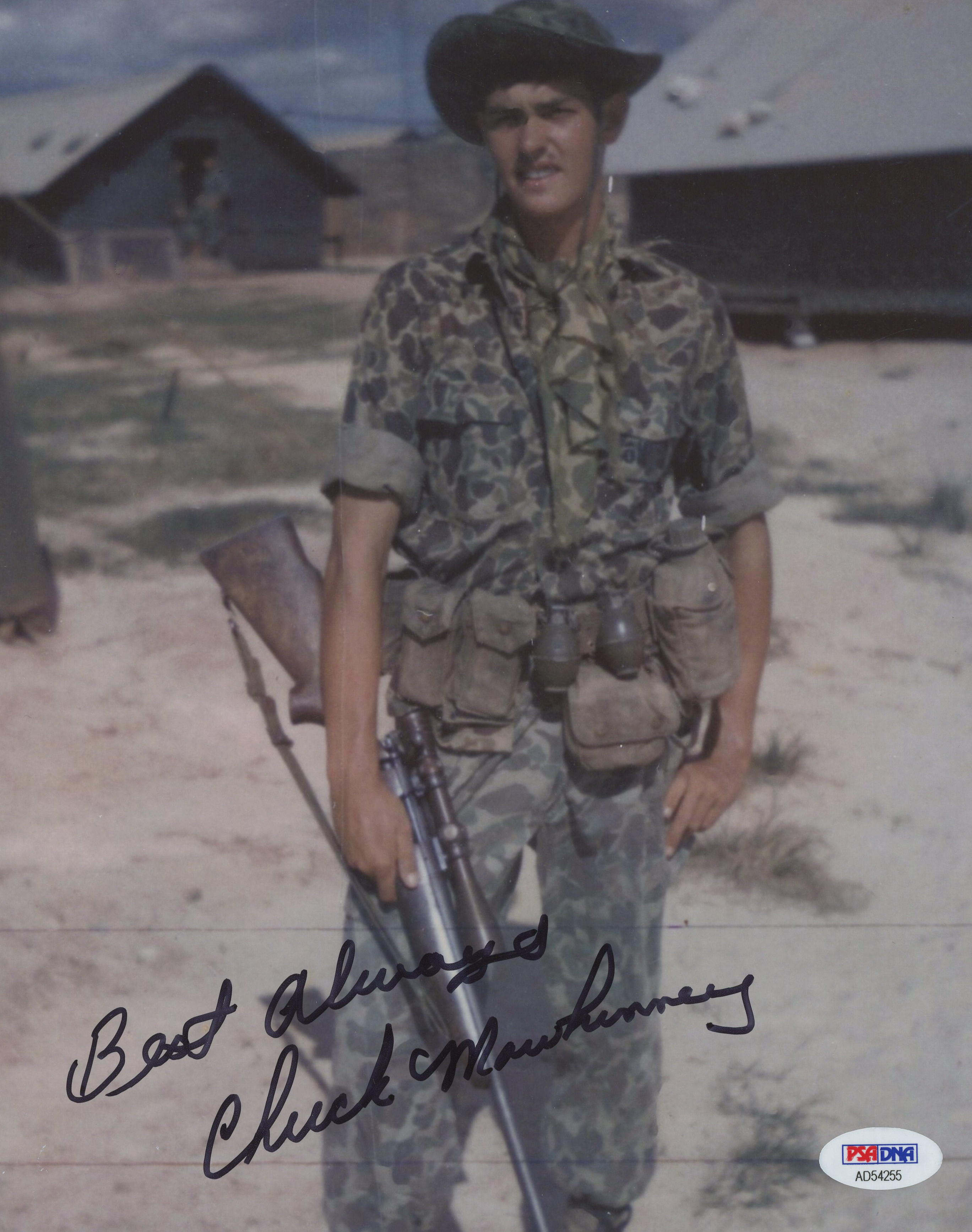 Chuck Mawhinney Signed 8x10 Photo Inscribed "Best Always" (PSA COA) at PristineAuction.com Chuck Mawhinney Signed 8x10 Photo Inscribed "Best Always" (PSA COA) at PristineAuction.com