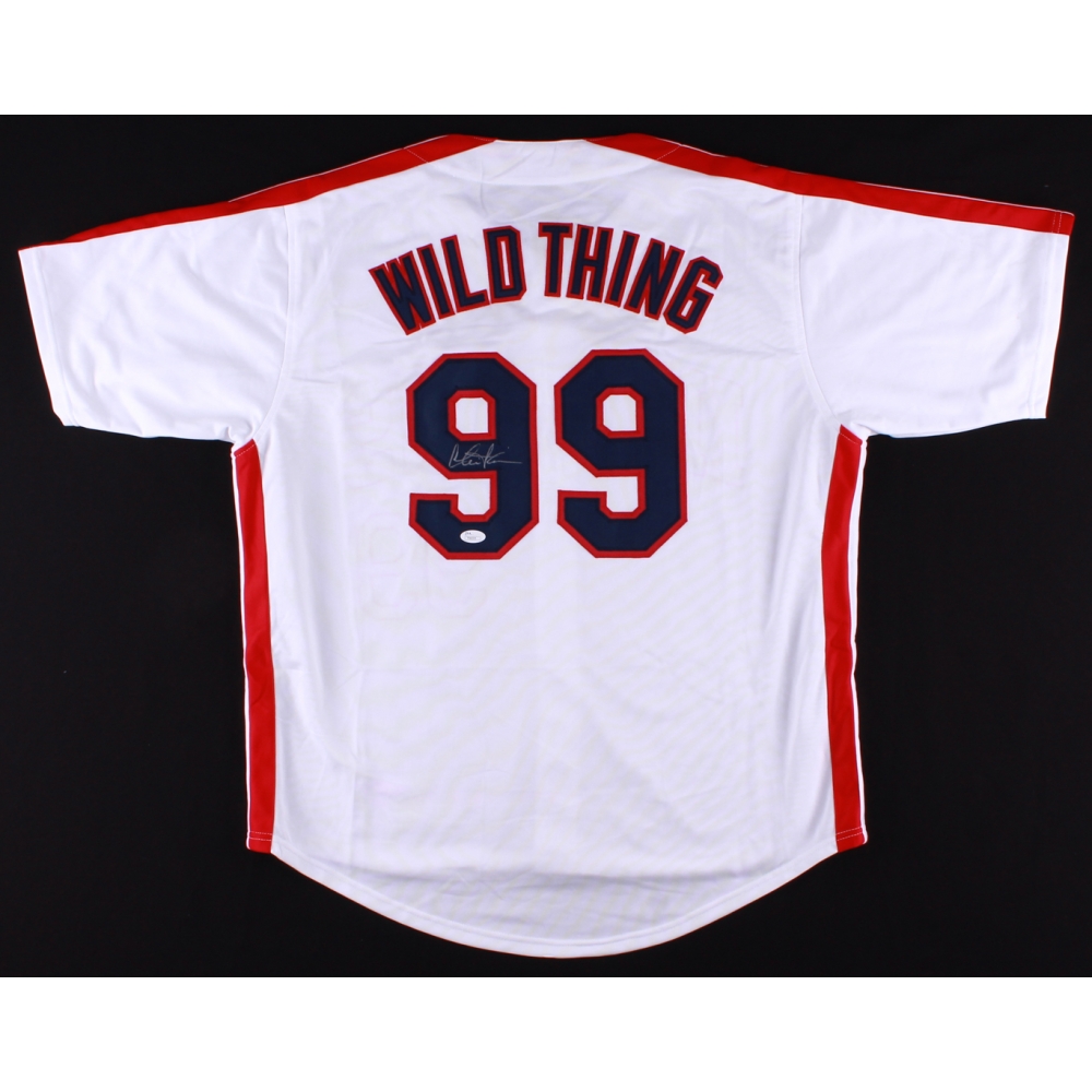 Maillot De Baseball MLB Signé Charlie Sheen Vaughn - Taille XL, Authentifié JSA, Marque Rochester Sports Autographs