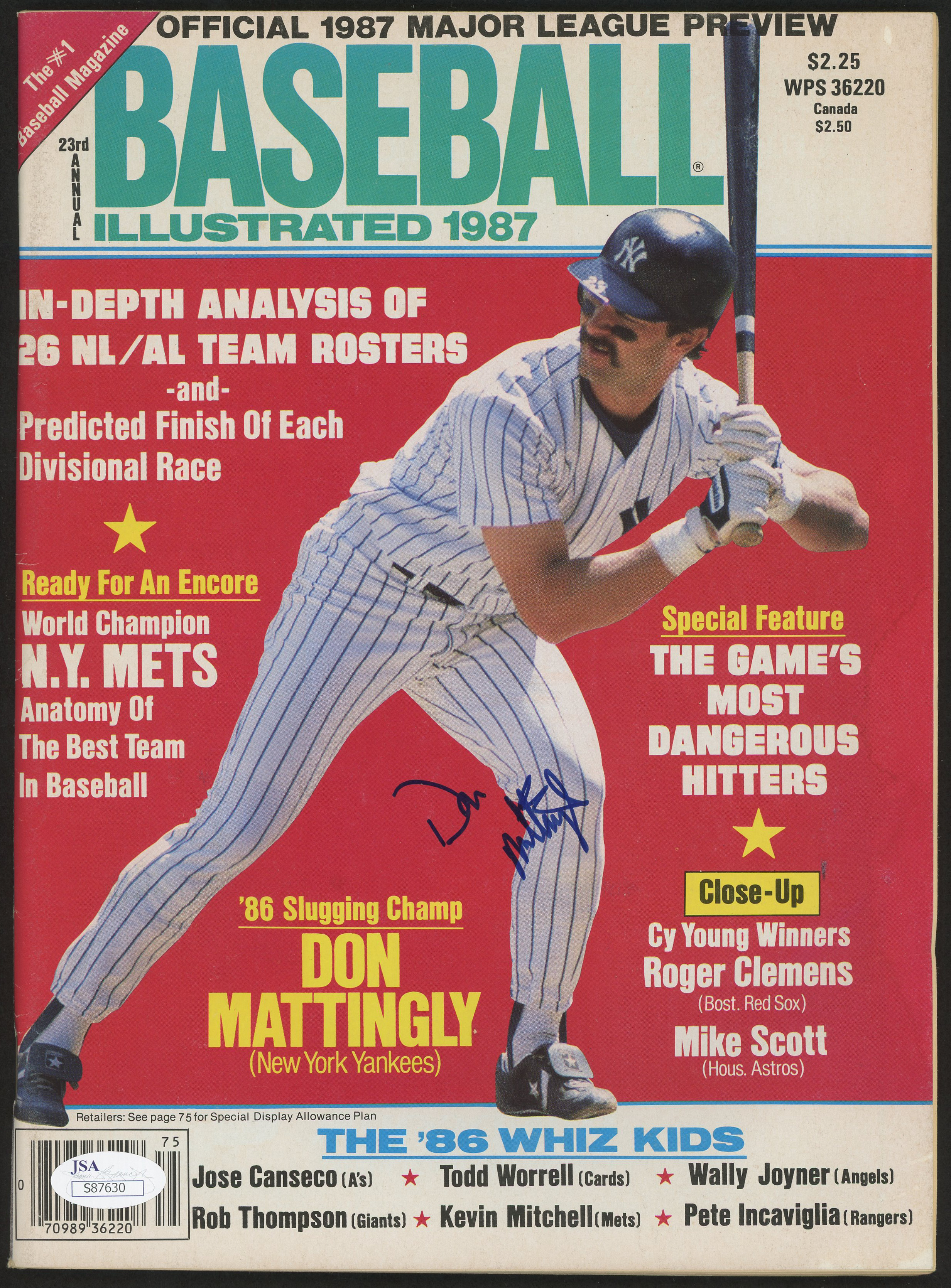 Don Mattingly Signed Baseball Illustrated Magazine (JSA COA) at PristineAuction.com Don Mattingly Signed Baseball Illustrated Magazine (JSA COA) at PristineAuction.com
