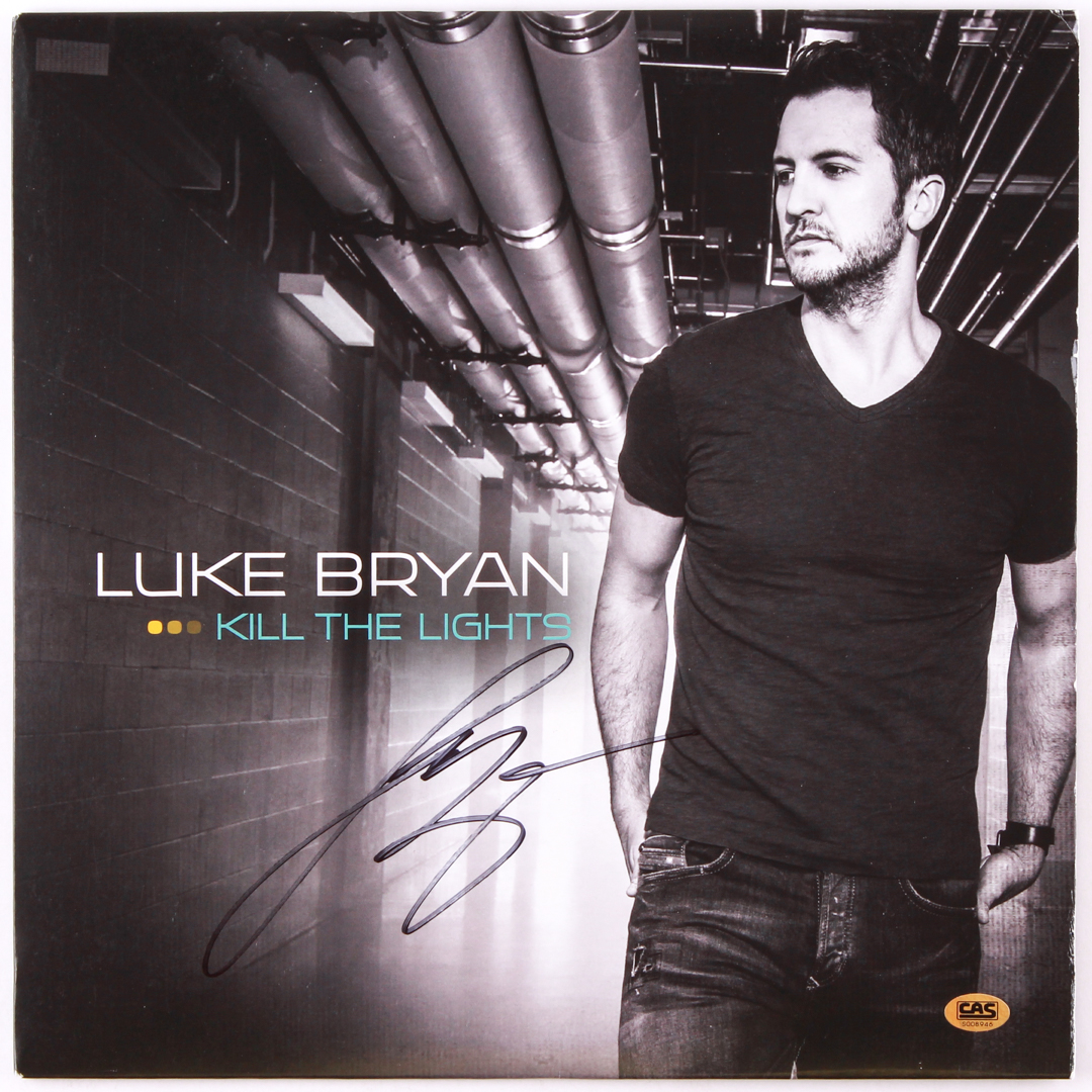 Luke Bryan Signed "Kill the Lights" Vinyl Record Album (CAS) at PristineAuction.com Luke Bryan Signed "Kill the Lights" Vinyl Record Album (CAS) at PristineAuction.com