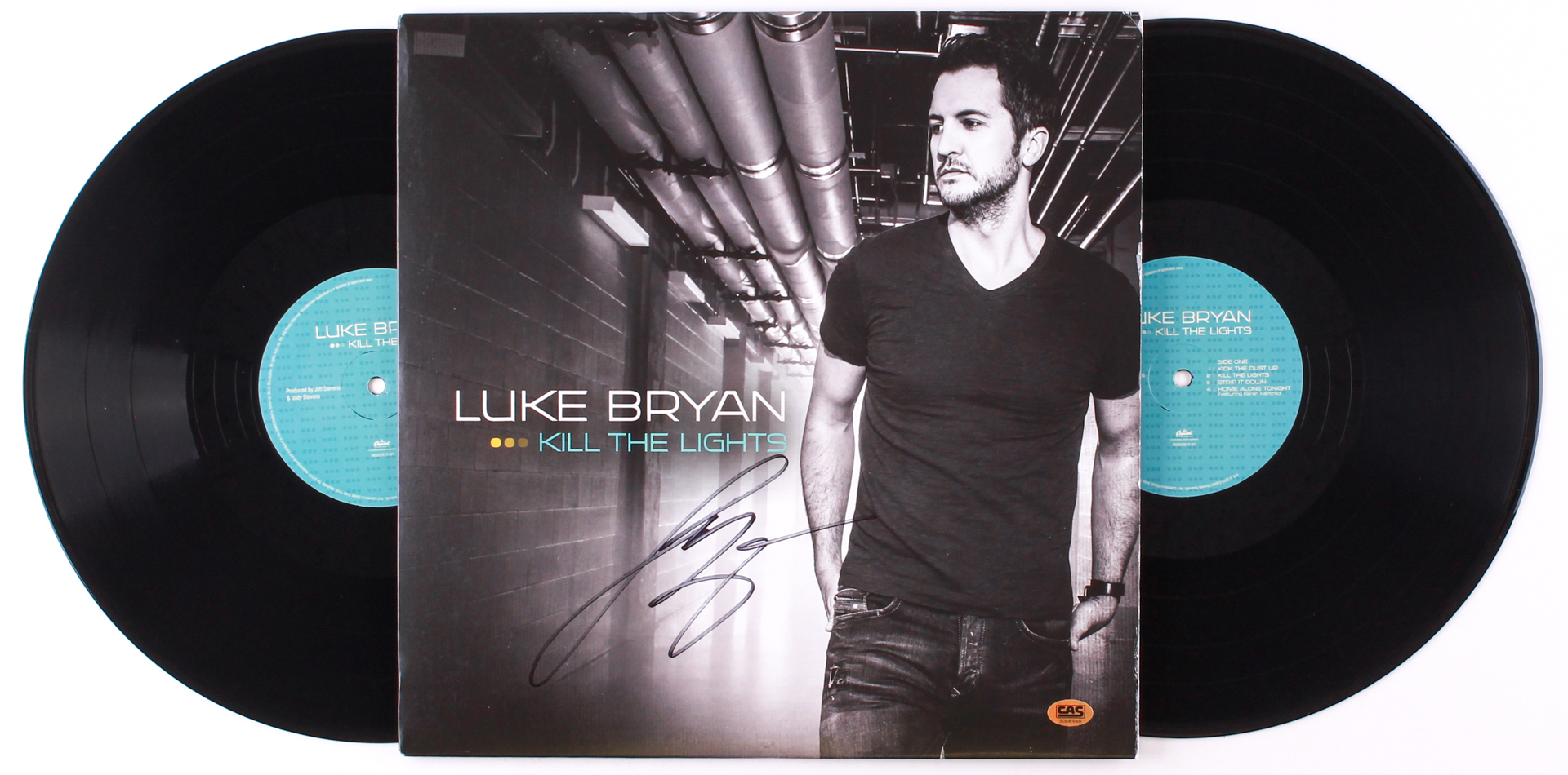Luke Bryan Signed "Kill the Lights" Vinyl Record Album (CAS) at PristineAuction.com Luke Bryan Signed "Kill the Lights" Vinyl Record Album (CAS) at PristineAuction.com