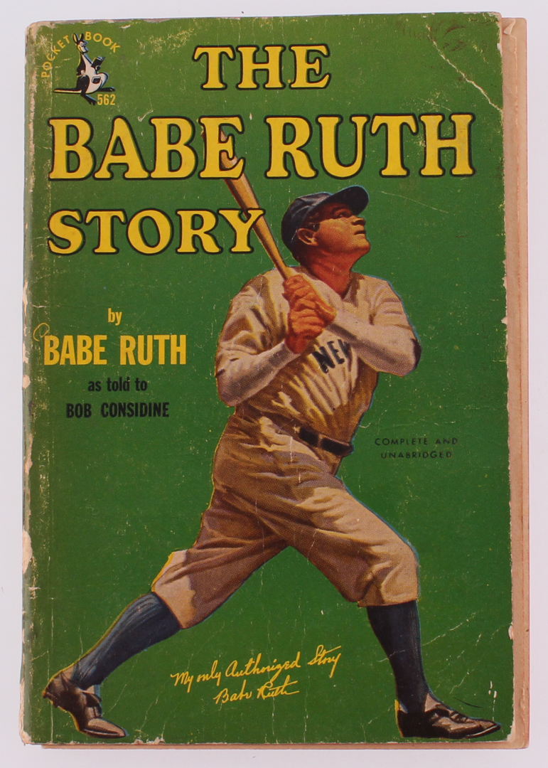 Vintage 1948 "The Babe Ruth Story" Autobiography Pocket Book at PristineAuction.com Vintage 1948 "The Babe Ruth Story" Autobiography Pocket Book at PristineAuction.com