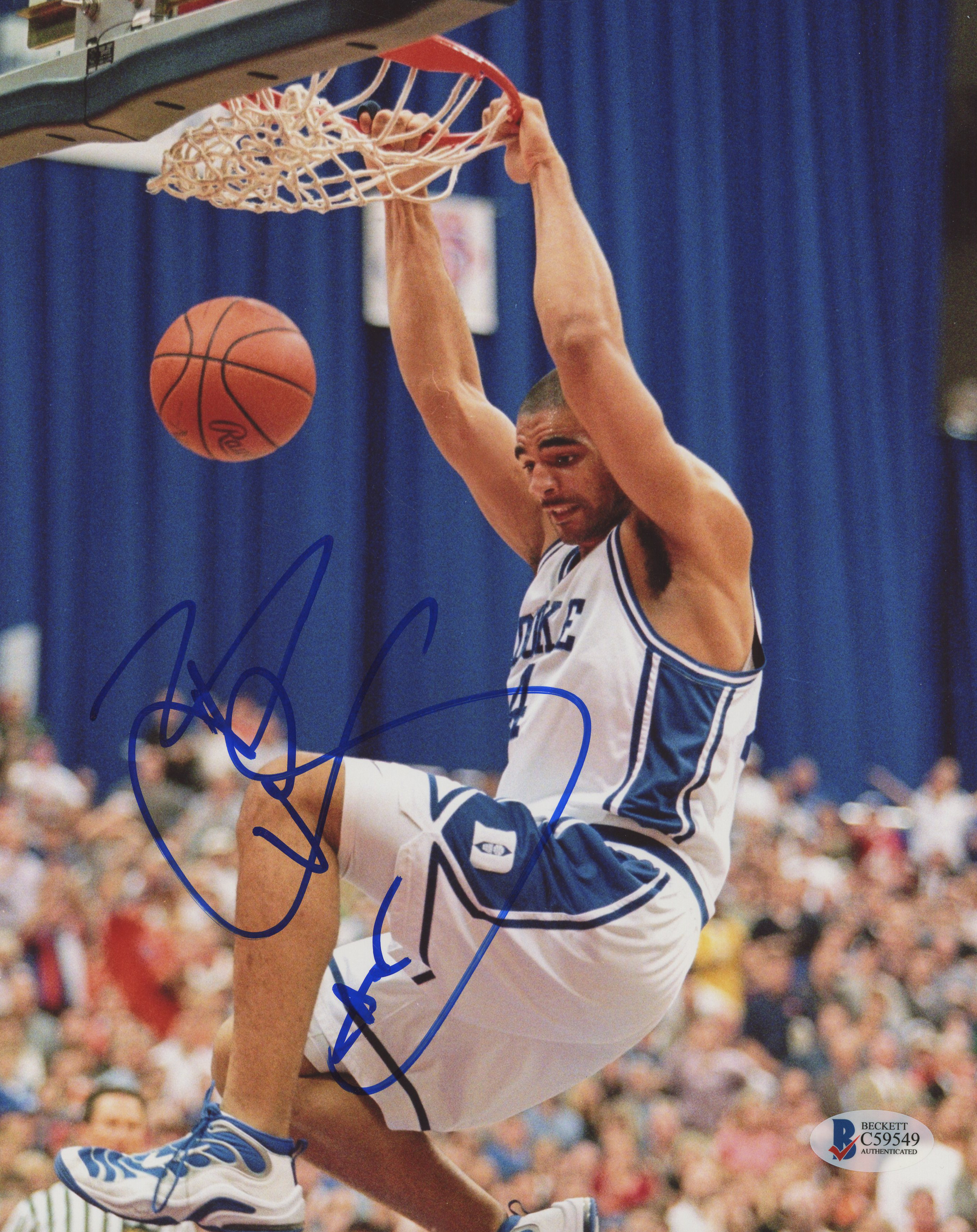 Carlos Boozer Signed Duke Blue Devils 8x10 Photo (Beckett COA) at PristineAuction.com Carlos Boozer Signed Duke Blue Devils 8x10 Photo (Beckett COA) at PristineAuction.com