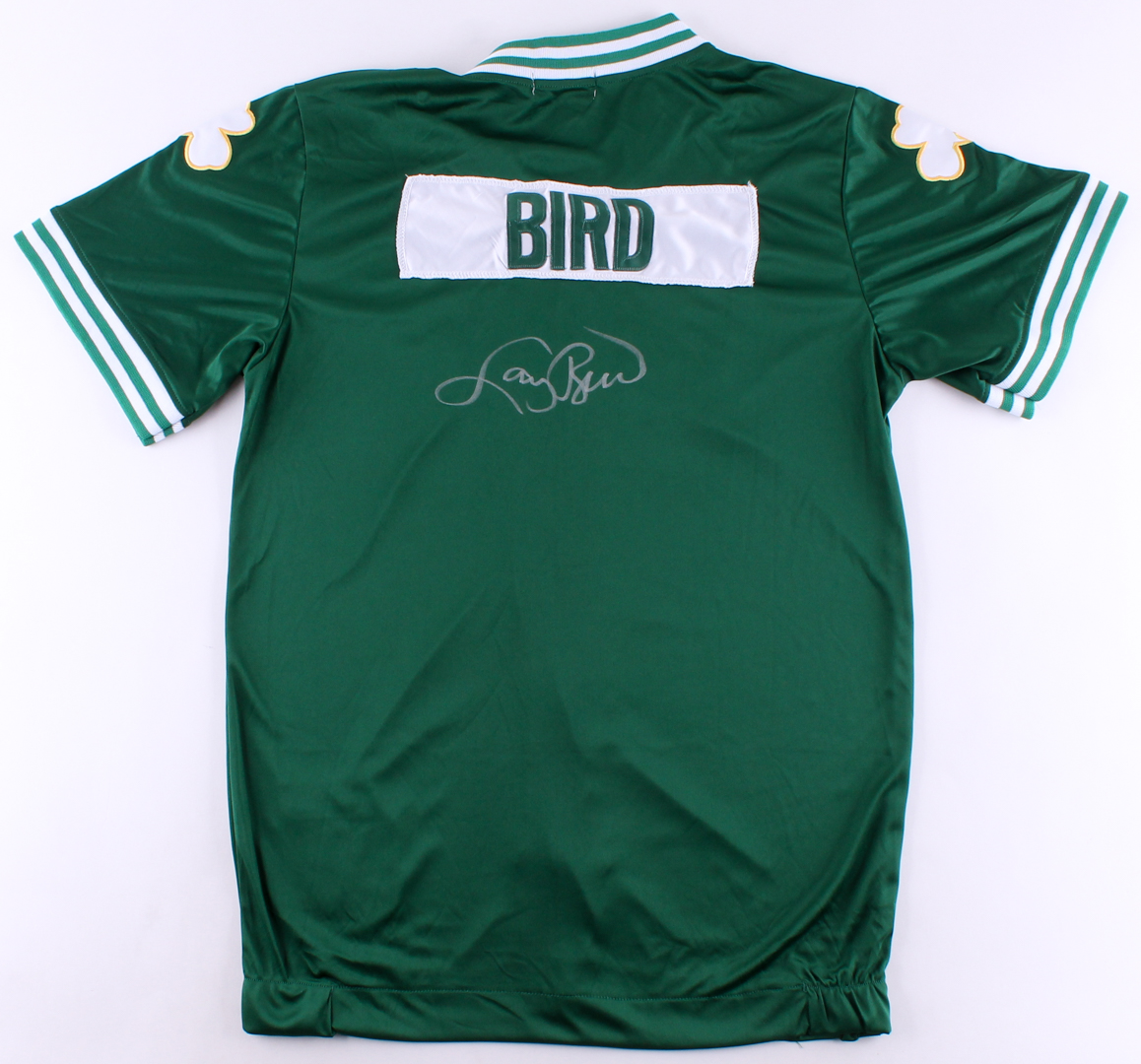 Larry Bird Signed Celtics Warm-Up Jersey (PSA COA) at PristineAuction.com Larry Bird Signed Celtics Warm-Up Jersey (PSA COA) at PristineAuction.com
