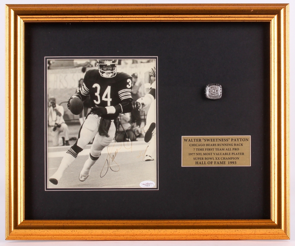 WALTER PAYTON signed autographed photo Glory COA Hologram main image 0