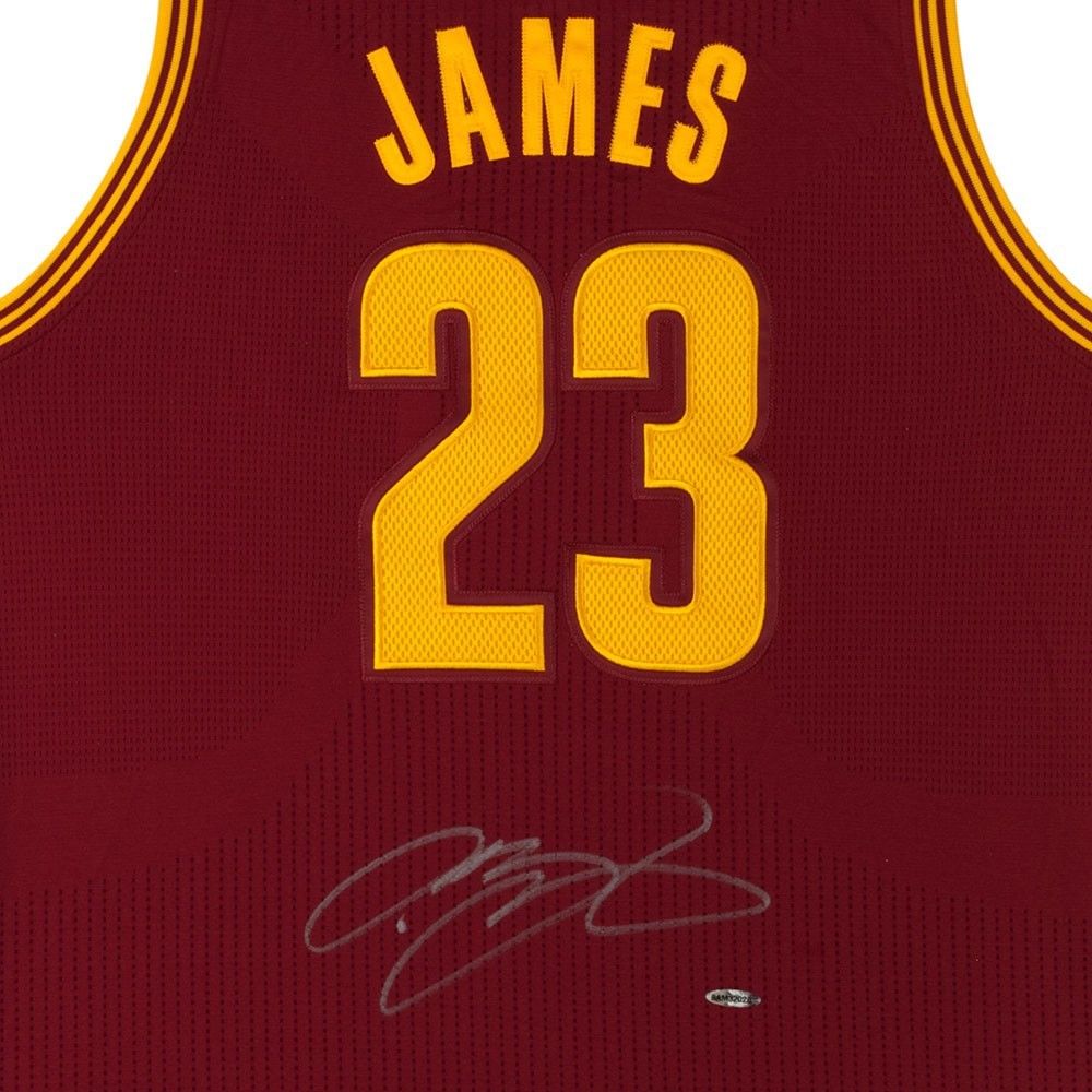 LeBron James Signed Cleveland Cavaliers Jersey (UDA COA) at PristineAuction.com LeBron James Signed Cleveland Cavaliers Jersey (UDA COA) at PristineAuction.com
