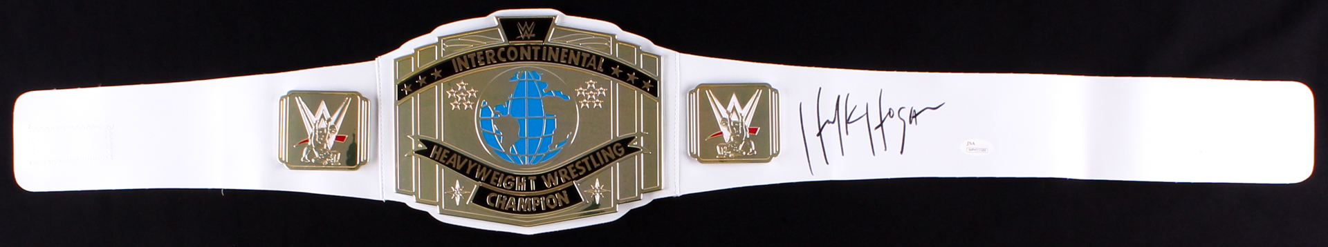 Hulk Hogan Signed WWE Heavyweight Championship Belt (JSA COA) at PristineAuction.com Hulk Hogan Signed WWE Heavyweight Championship Belt (JSA COA) at PristineAuction.com