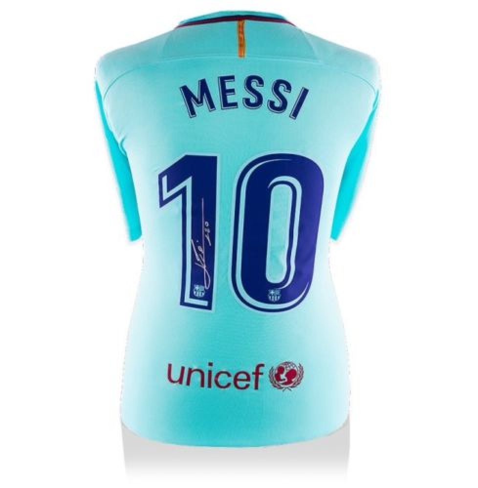 Lionel Messi Signed Barcelona Jersey (Messi COA) | Pristine Auction