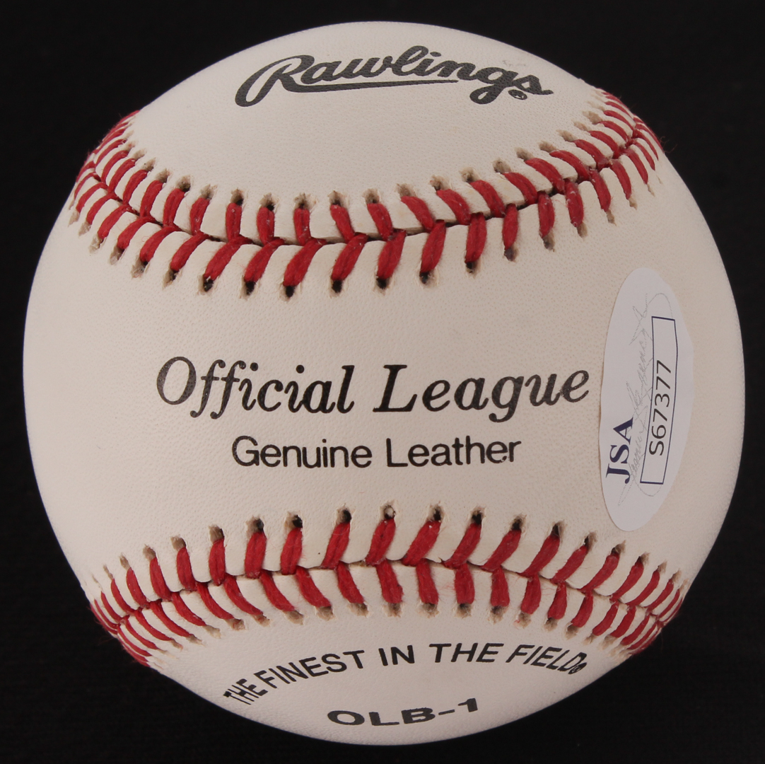 Jim "Catfish" Hunter Signed OL Baseball (JSA COA) at PristineAuction.com Jim "Catfish" Hunter Signed OL Baseball (JSA COA) at PristineAuction.com