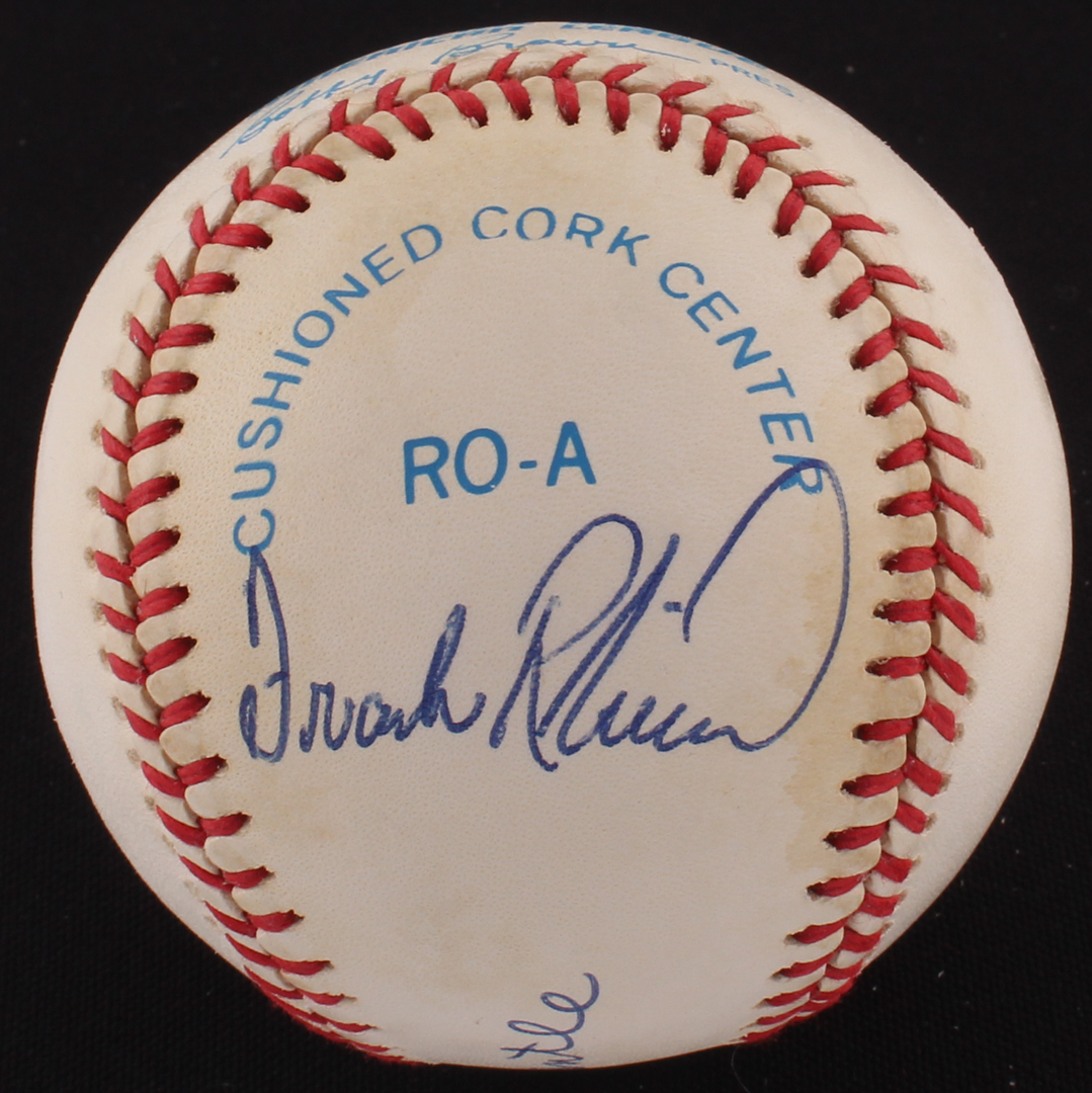 Mickey Mantle & Frank Robinson Signed OAL Baseball (JSA ALOA) at PristineAuction.com Mickey Mantle & Frank Robinson Signed OAL Baseball (JSA ALOA) at PristineAuction.com