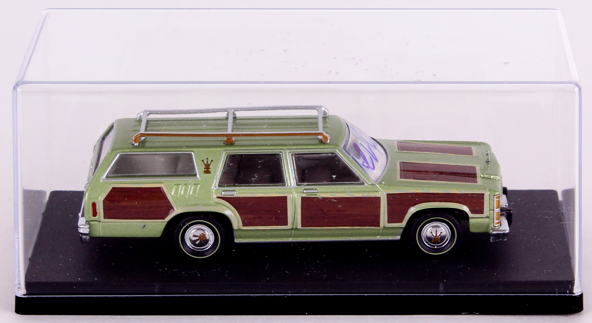 Chevy Chase Signed "National Lampoon's Vacation" 1979 Wagon Queen Family Truckster 1:43 Die-Cast Car (Beckett COA & Chevy Chase Hologram) at PristineAuction.com Chevy Chase Signed "National Lampoon's Vacation" 1979 Wagon Queen Family Truckster 1:43 Die-Cast Car (Beckett COA & Chevy Chase Hologram) at PristineAuction.com