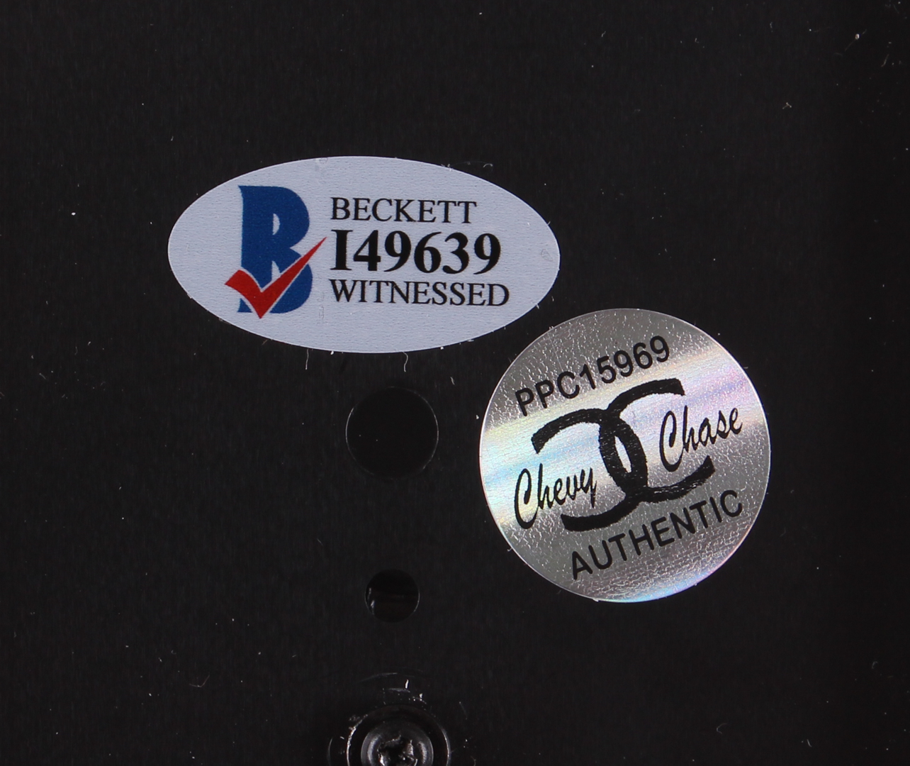 Chevy Chase Signed "National Lampoon's Vacation" 1979 Wagon Queen Family Truckster 1:43 Die-Cast Car (Beckett COA & Chevy Chase Hologram) at PristineAuction.com Chevy Chase Signed "National Lampoon's Vacation" 1979 Wagon Queen Family Truckster 1:43 Die-Cast Car (Beckett COA & Chevy Chase Hologram) at PristineAuction.com