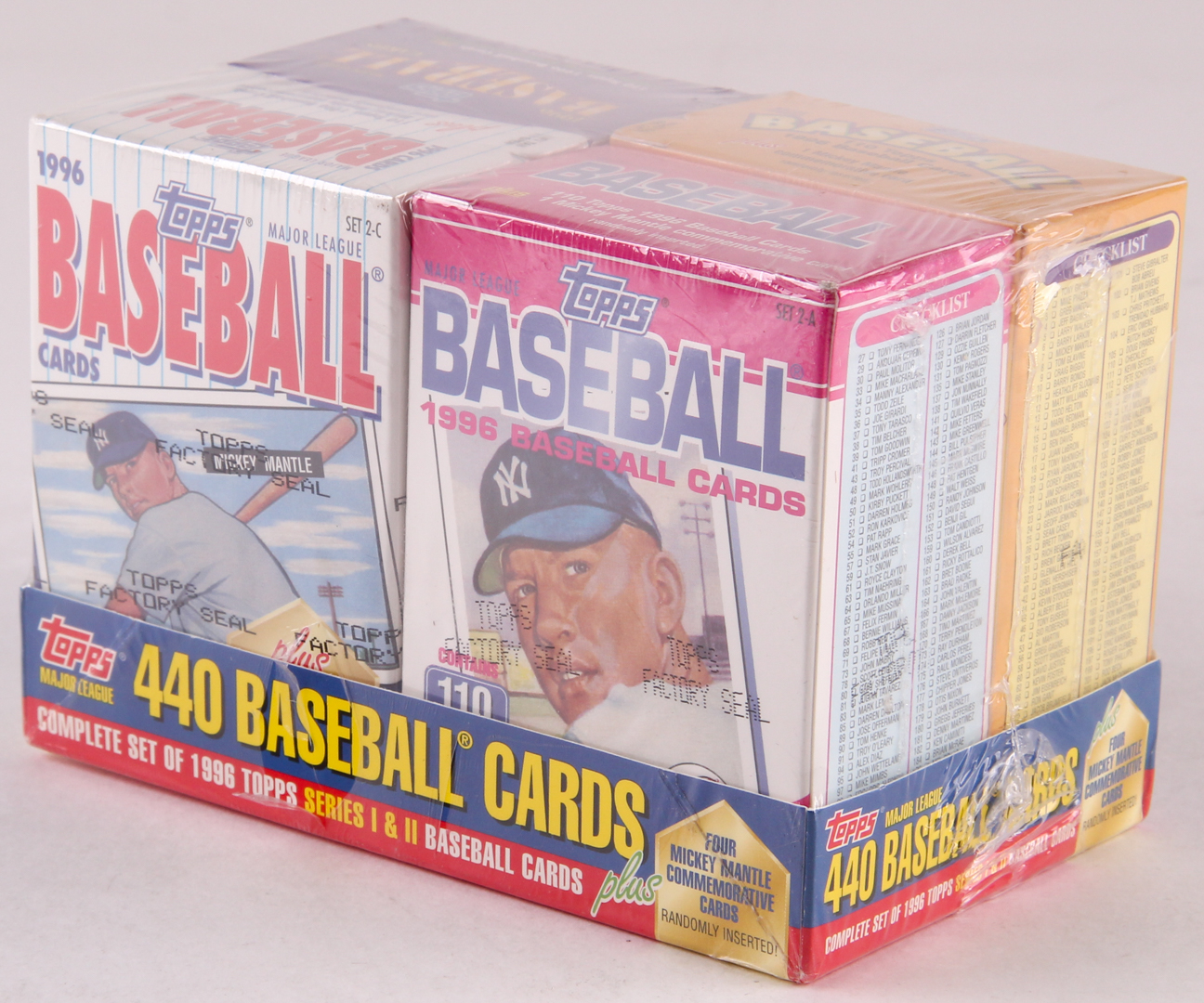 1996 Complete Set of (440) Baseball Cards Cereal Box Set Series 1 & 2 at PristineAuction.com 1996 Complete Set of (440) Baseball Cards Cereal Box Set Series 1 & 2 at PristineAuction.com