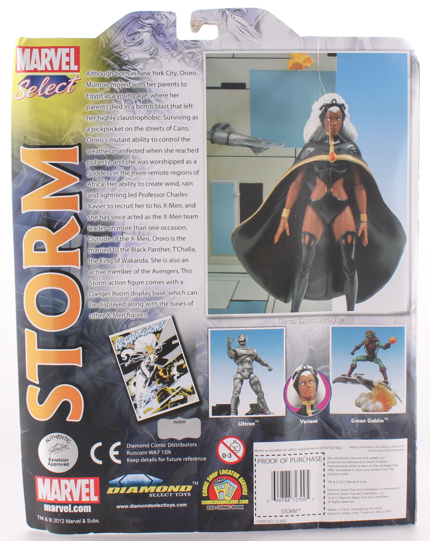 Stan Lee Signed "Storm" Marvel Select Action Figure (Radtke COA & Lee Hologram) at PristineAuction.com Stan Lee Signed "Storm" Marvel Select Action Figure (Radtke COA & Lee Hologram) at PristineAuction.com