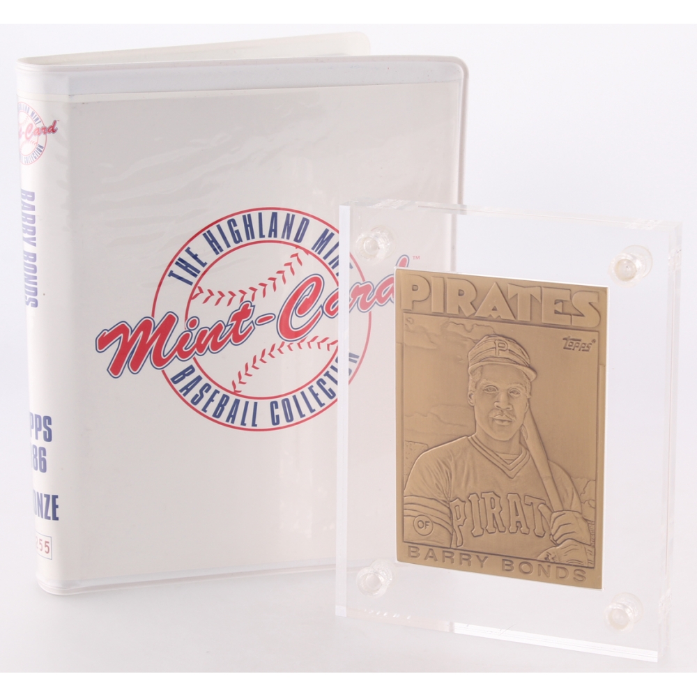 Carte Collection Barry Bonds « Game Used » - 4x MVP, #012/225, San Francisco Giants