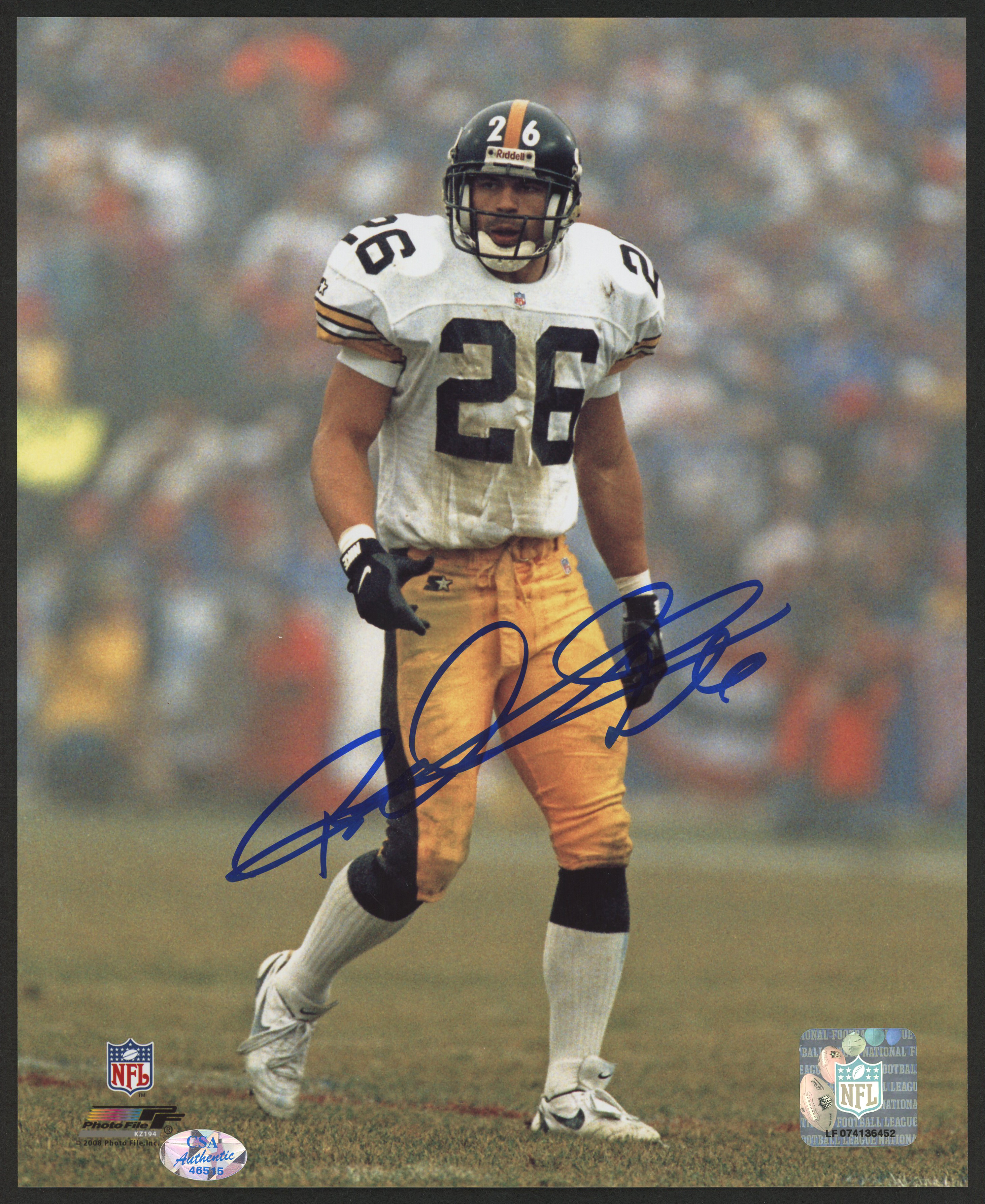 Rod Woodson Signed Steelers 8x10 Photo (CSA) at PristineAuction.com Rod Woodson Signed Steelers 8x10 Photo (CSA) at PristineAuction.com