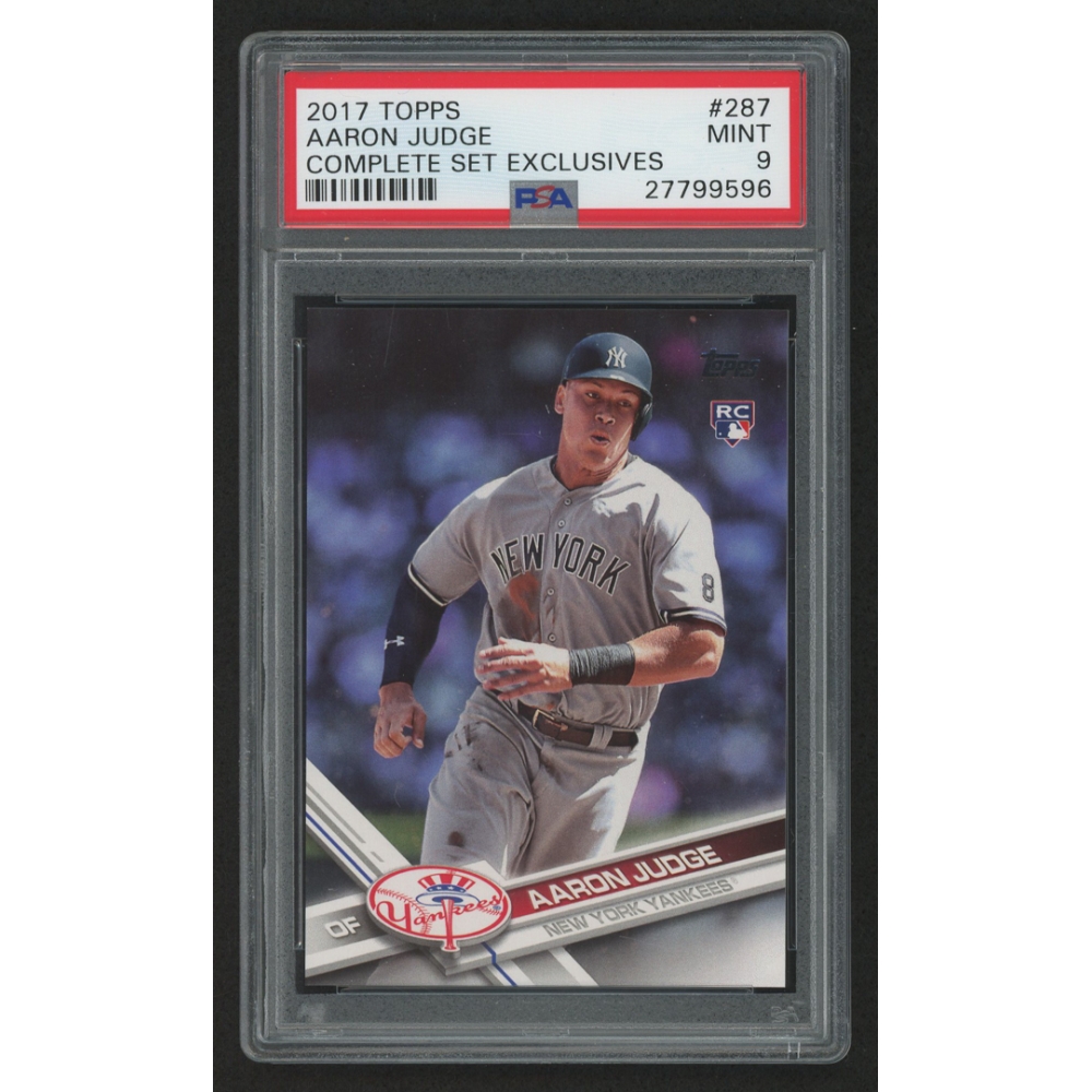 2017 Topps #287 Aaron Judge RC (PSA 9) | Pristine Auction