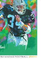 Bo Jackson Raiders "Bo Knows Football" 11x17 Signed Winford Limited Edition Lithograph #/199 (Winford COA) at PristineAuction.com Bo Jackson Raiders "Bo Knows Football" 11x17 Signed Winford Limited Edition Lithograph #/199 (Winford COA) at PristineAuction.com