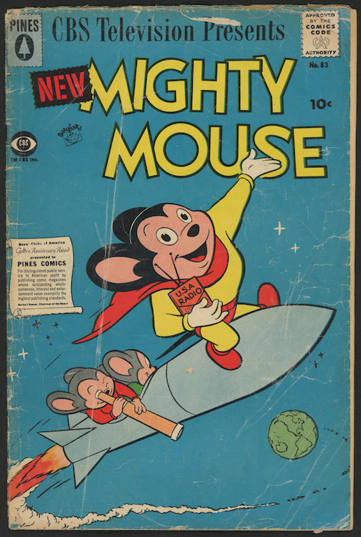 Vintage 1959 "Mighty Mouse" Issue #83 CBS Comic Book at PristineAuction.com Vintage 1959 "Mighty Mouse" Issue #83 CBS Comic Book at PristineAuction.com