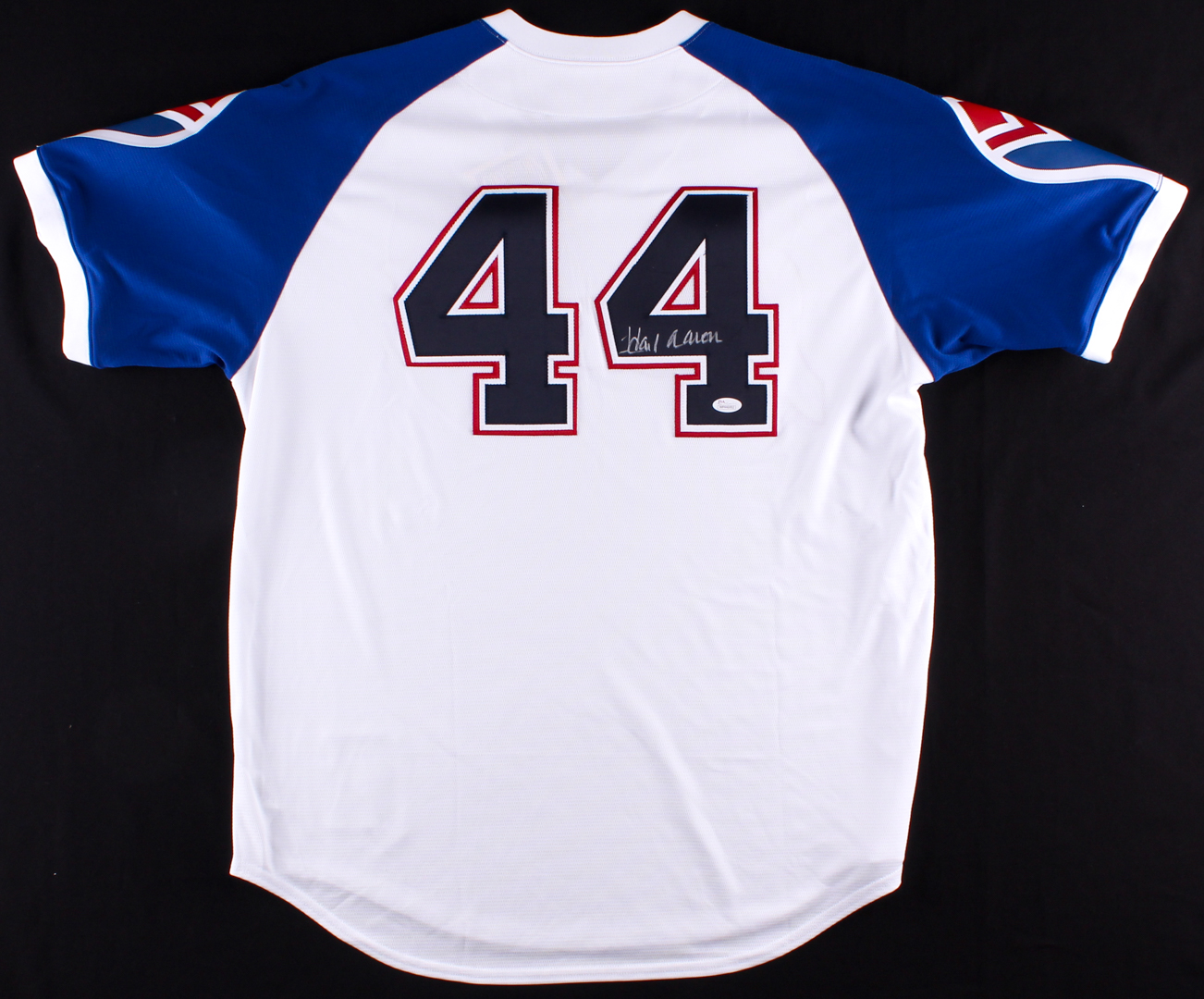 Hank Aaron Signed 1974 Braves Throwback Jersey (JSA COA) at PristineAuction.com Hank Aaron Signed 1974 Braves Throwback Jersey (JSA COA) at PristineAuction.com