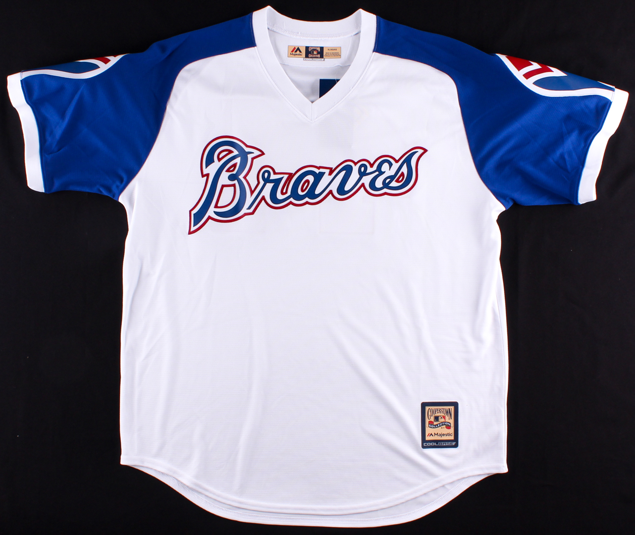 Hank Aaron Signed 1974 Braves Throwback Jersey (JSA COA) at PristineAuction.com Hank Aaron Signed 1974 Braves Throwback Jersey (JSA COA) at PristineAuction.com