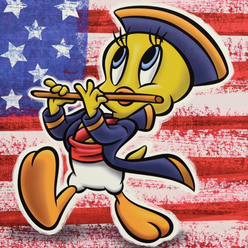Looney Tunes "Patriotic Series: Tweety" Limited Edition 20x30 Giclee on Gallery Wrapped Canvas at PristineAuction.com Looney Tunes "Patriotic Series: Tweety" Limited Edition 20x30 Giclee on Gallery Wrapped Canvas at PristineAuction.com