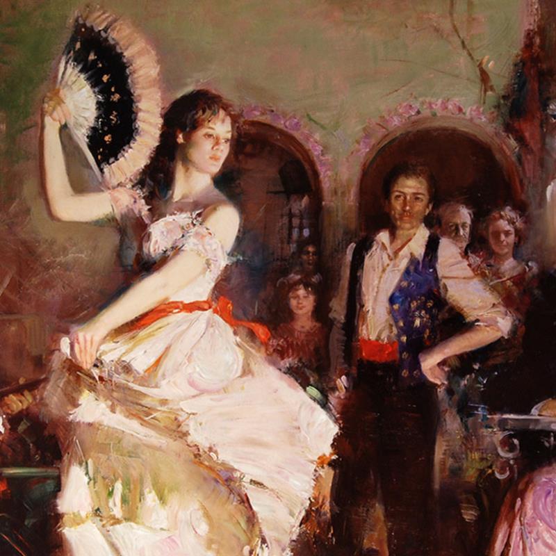 Pino Signed "The Last Dance" Artist Embellished Limited Edition 38x46 Giclee on Canvas at PristineAuction.com Pino Signed "The Last Dance" Artist Embellished Limited Edition 38x46 Giclee on Canvas at PristineAuction.com