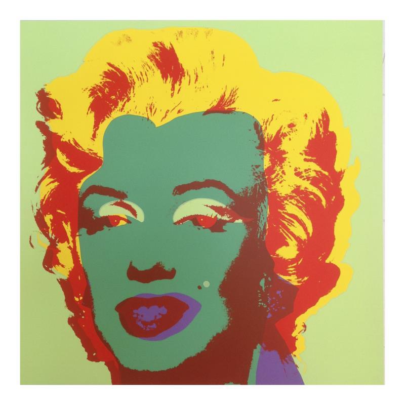 "Marilyn 11.25" 36x36 Silk Screen Print from Sunday B Morning by Andy Warhol at PristineAuction.com "Marilyn 11.25" 36x36 Silk Screen Print from Sunday B Morning by Andy Warhol at PristineAuction.com