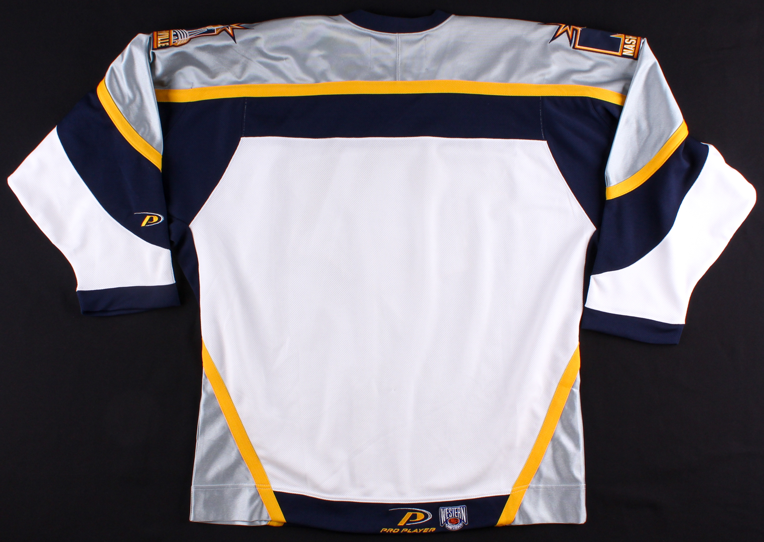 2001-02 Nashville Predators Jersey Team-Signed by (15) with Mike Dunham, Tom Fitzgerald, Bill Houlder, Kimmo Timonen, Filip Forsberg, Cliff Ronning, David Legwand, Kimmo Timonen (CAS ALOA) at PristineAuction.com 2001-02 Nashville Predators Jersey Team-Signed by (15) with Mike Dunham, Tom Fitzgerald, Bill Houlder, Kimmo Timonen, Filip Forsberg, Cliff Ronning, David Legwand, Kimmo Timonen (CAS ALOA) at PristineAuction.com