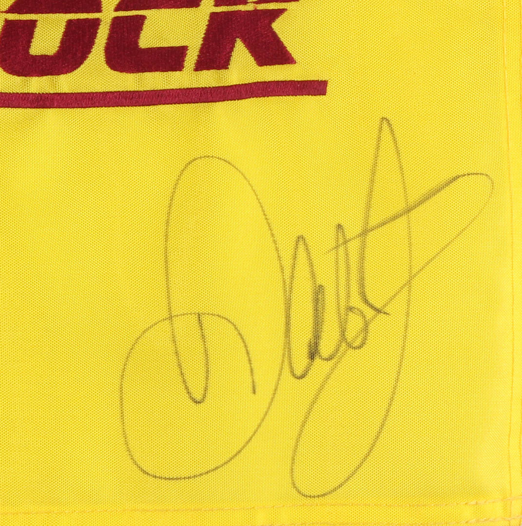 Dale Earnhardt Jr. Signed 'The Challenge at Split Rock" Golf Pin Flag (JSA COA) at PristineAuction.com Dale Earnhardt Jr. Signed 'The Challenge at Split Rock" Golf Pin Flag (JSA COA) at PristineAuction.com