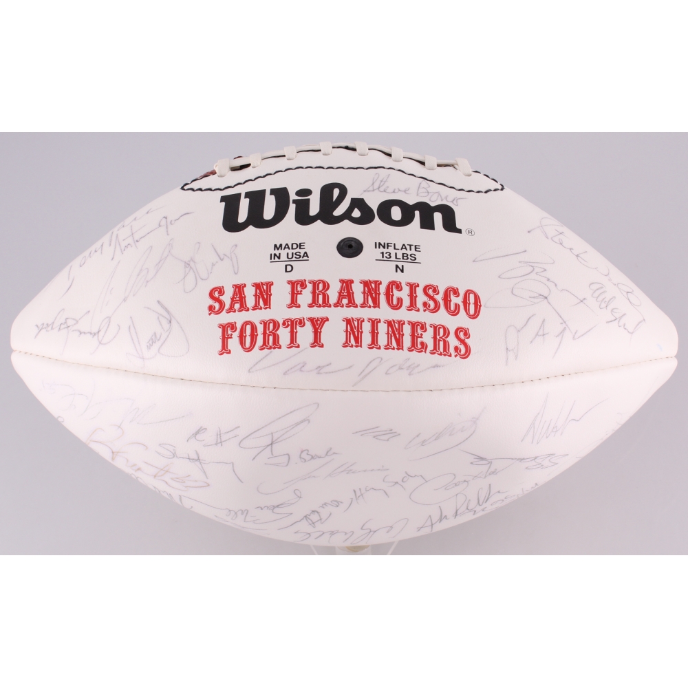 1991 49ers Full-Size NFL Football Signed by (35+) Including Joe Montana ...