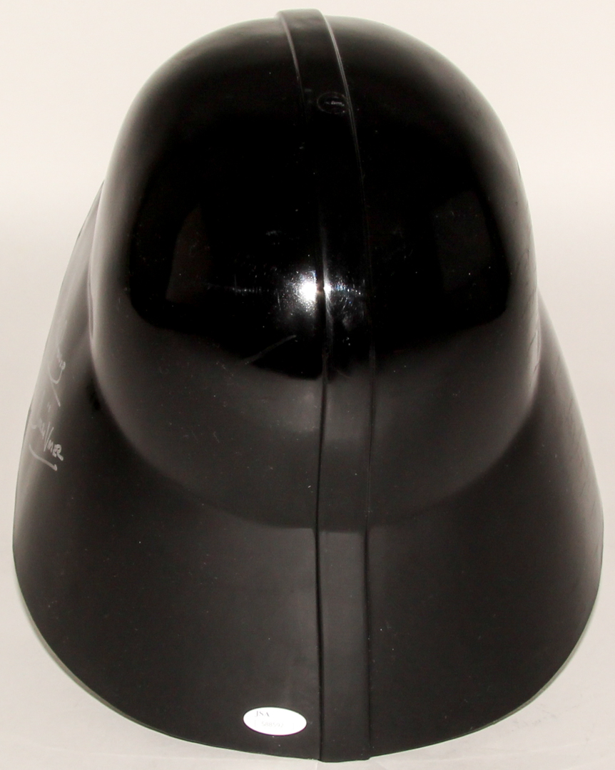 Dave Prowse Signed "Star Wars" Mask Inscribed "Darth Vader" (JSA COA) at PristineAuction.com Dave Prowse Signed "Star Wars" Mask Inscribed "Darth Vader" (JSA COA) at PristineAuction.com