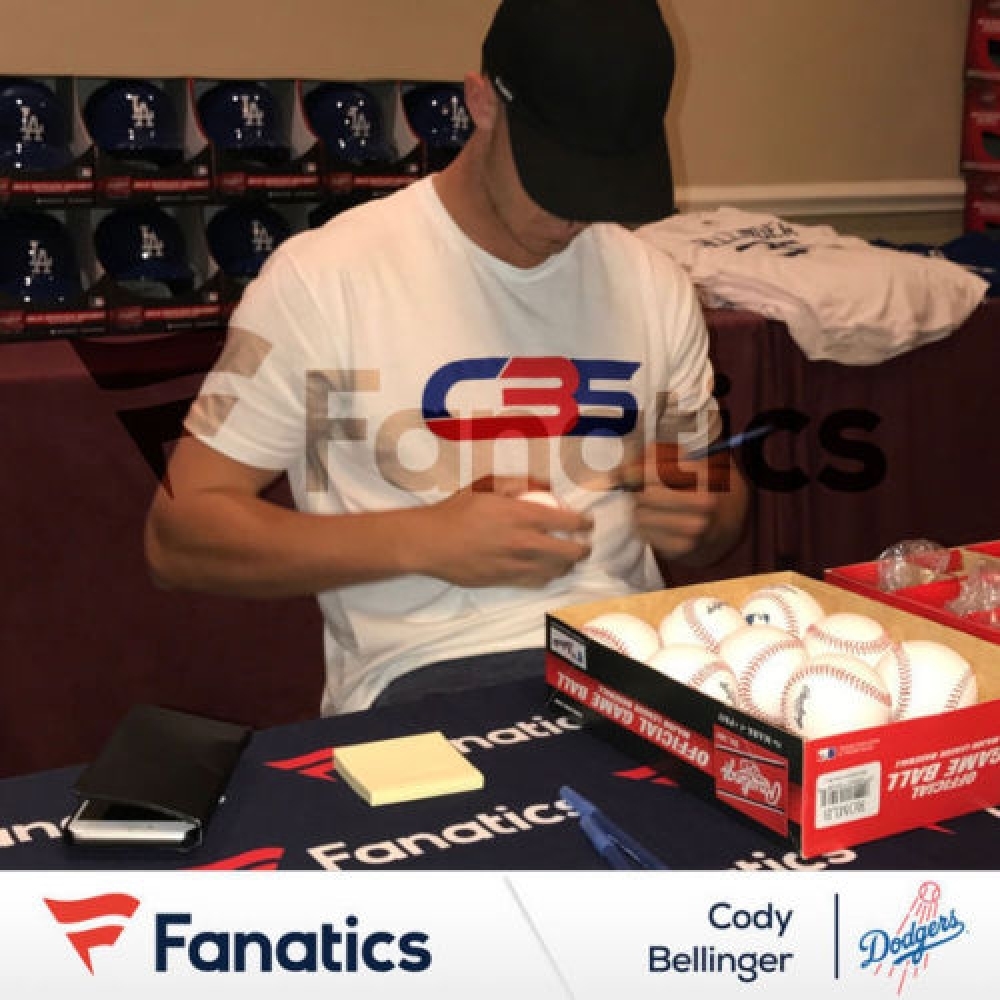 Cody Bellinger Signed OML Baseball (MLB & Fanatics) Pristine Auction