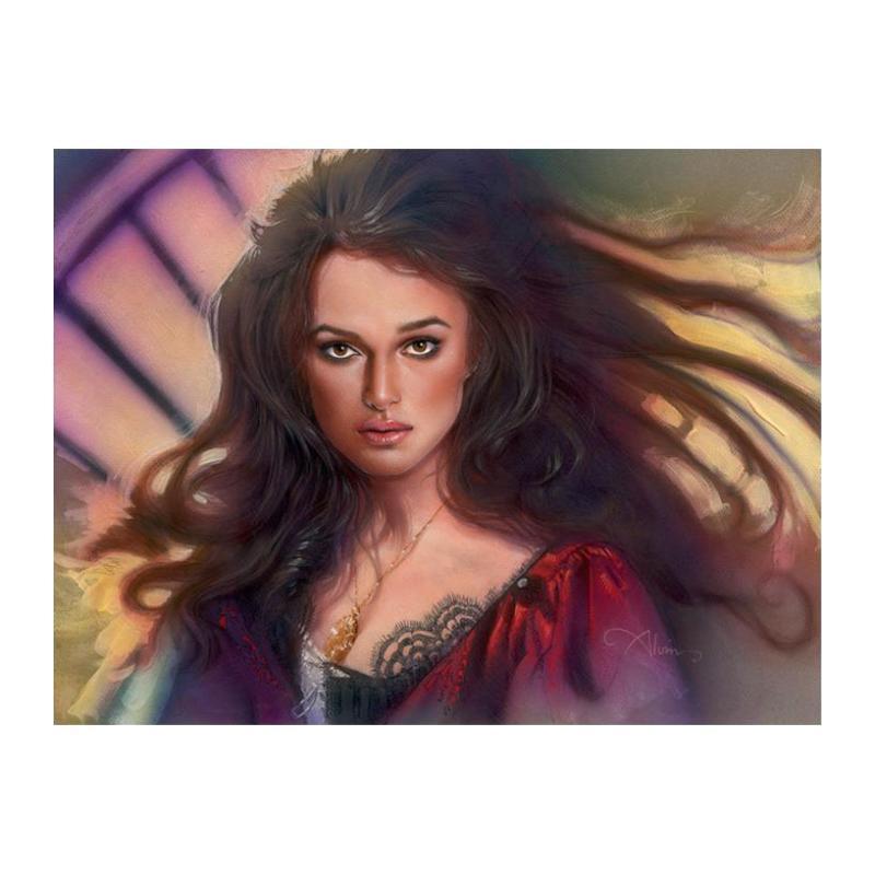 John Alvin Signed "Elizabeth Swan" Limited Edition 15x20 Giclee on Canvas Licensed by Disney Fine Art #28/195 at PristineAuction.com John Alvin Signed "Elizabeth Swan" Limited Edition 15x20 Giclee on Canvas Licensed by Disney Fine Art #28/195 at PristineAuction.com