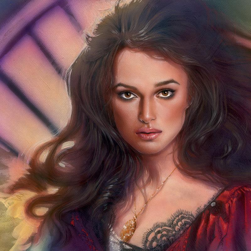 John Alvin Signed "Elizabeth Swan" Limited Edition 15x20 Giclee on Canvas Licensed by Disney Fine Art #28/195 at PristineAuction.com John Alvin Signed "Elizabeth Swan" Limited Edition 15x20 Giclee on Canvas Licensed by Disney Fine Art #28/195 at PristineAuction.com